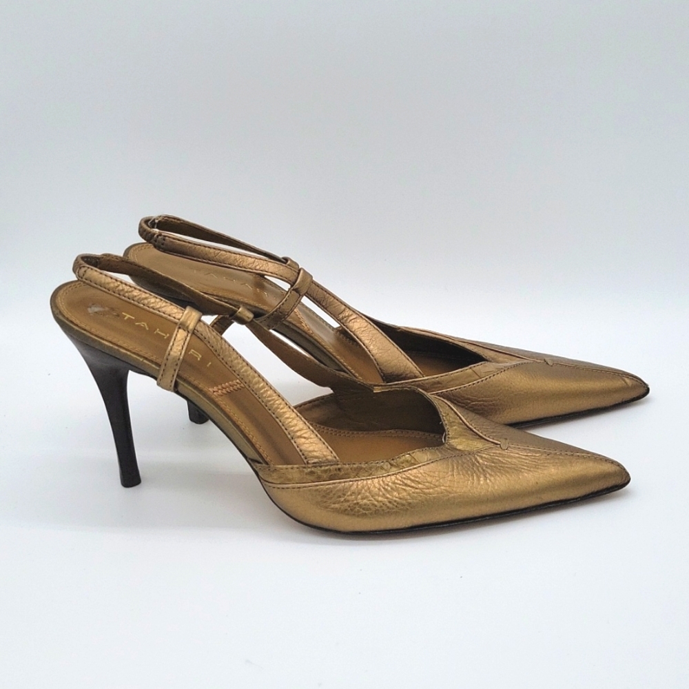 Tahari Harley Heel Sandle Sz 8M - Picture 2 of 8